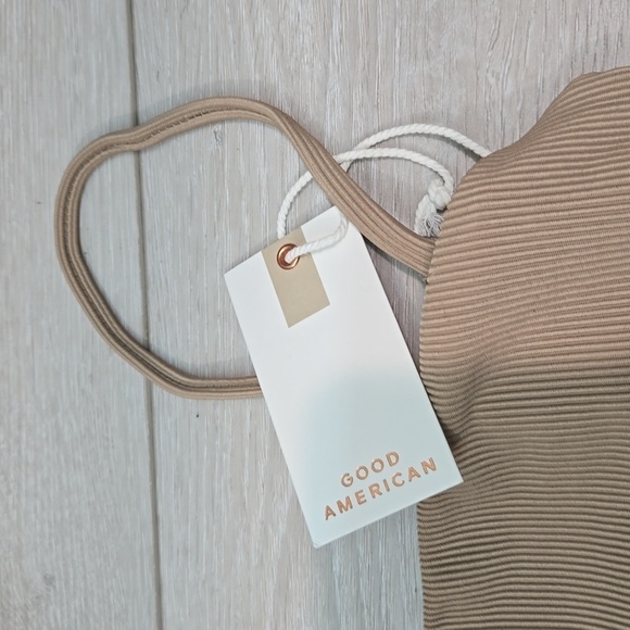 NWT Good American Women Bikini Top swim sz 2/M - Picture 5 of 11